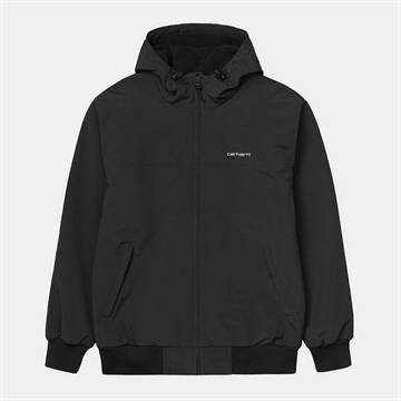 Carhartt WIP Jacket Hooded Sail Black / White